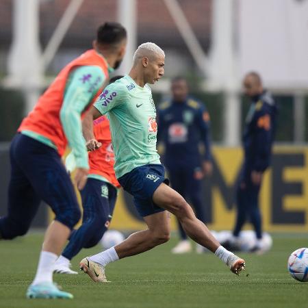 Richarlison é o 9 da seleção na Copa - Lucas Figueiredo/CBF