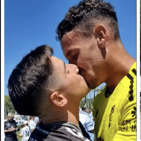 Goleiro espanhol posta foto beijando namorado - Reprodução