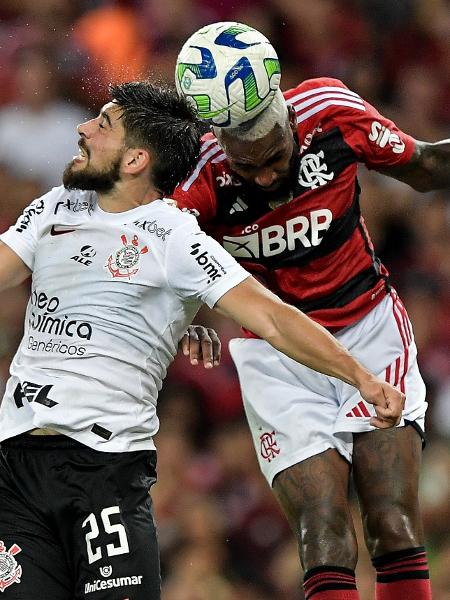 Flamengo venceu o Corinthians em jogo do Brasileirão transmitido pela Globo - Thiago Ribeiro/AGIF