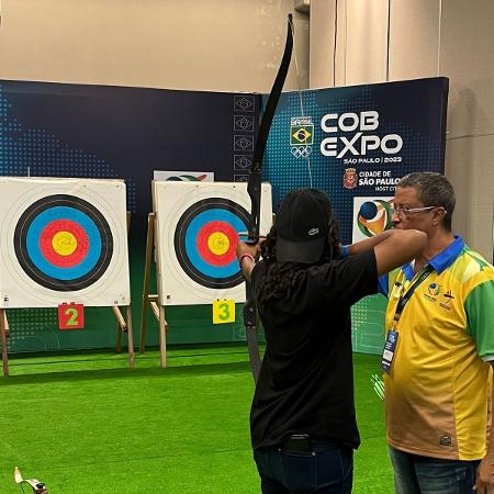 Tiro com arco e flecha na COB Expo 2023