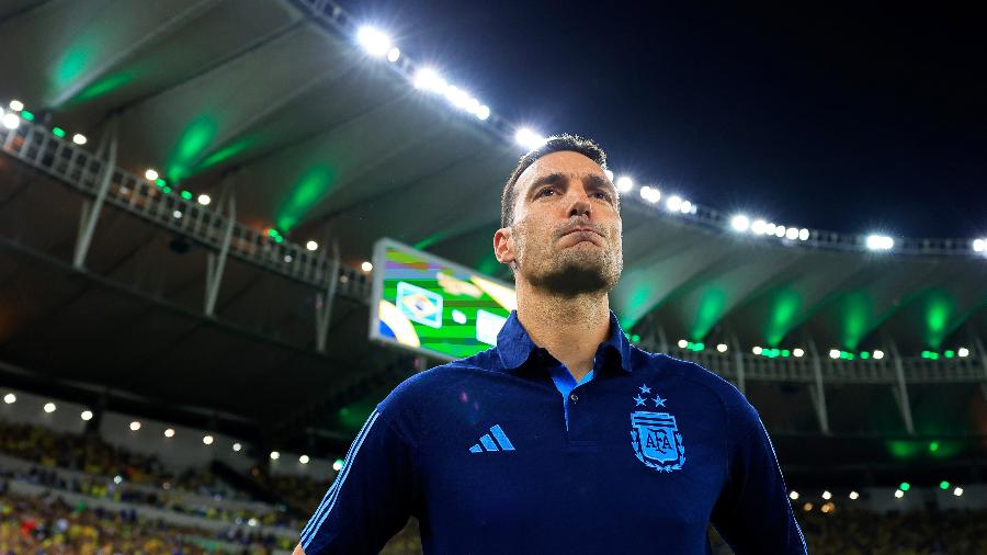 Lionel Scaloni, técnico da seleção argentina Lionel Scaloni, técnico da seleção argentina