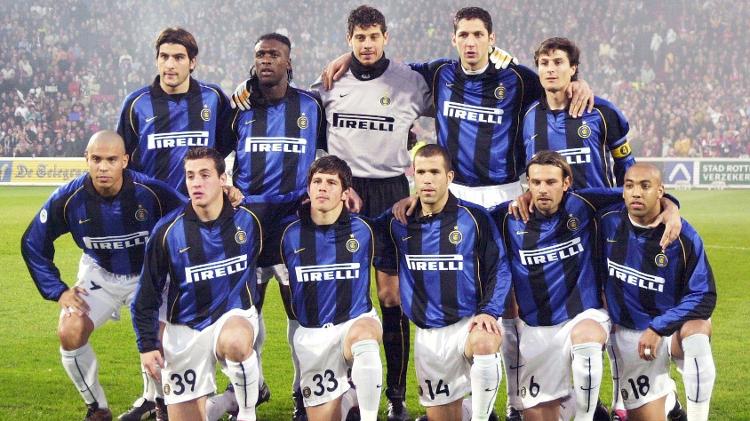 Materazzi jogou na Inter com Ronaldo Fenômeno na temporada 2001-2002