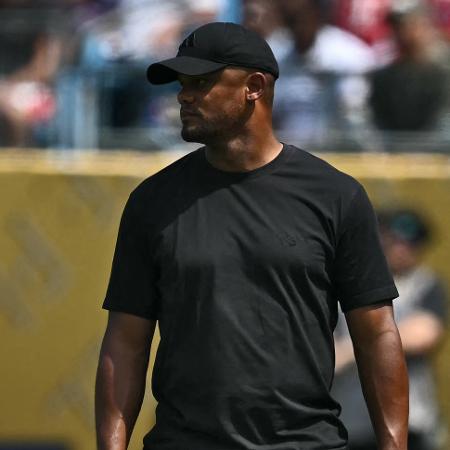 Vincent Kompany, técnico do Bayern de Munique, em partida contra o Benfica, pelo Mundial de Clubes Vincent Kompany, técnico do Bayern de Munique, em partida contra o Benfica, pelo Mundial de Clubes