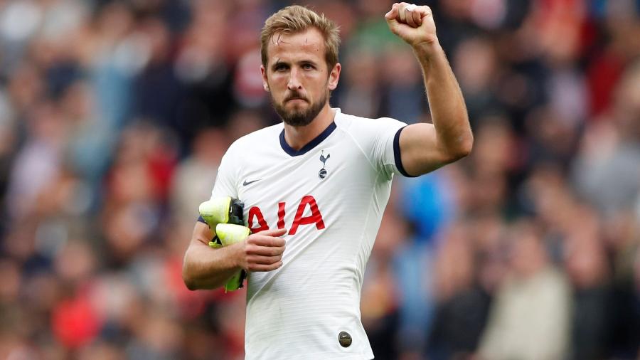 28.set.2019 - Harry Kane comemora gol pelo Tottenham contra Southampton  -  Reuters/Paul Childs
