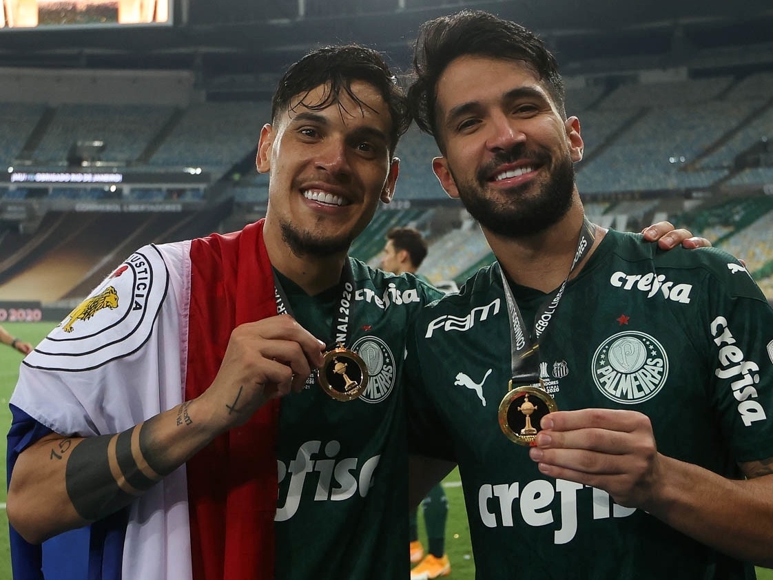 Dupla Luan e Gustavo Gómez completa 70 jogos no Palmeiras, veja os números