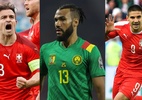Vlahovic, Xhaka e mais: adversários do Brasil para ficar de olho até a Copa - Montagem/ AFP e Getty Images