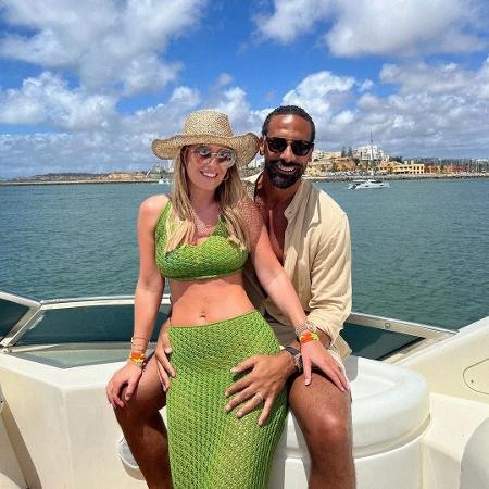 Ex-jogador Rio Ferdinand e sua esposa Kate - Divulgação/Instagram