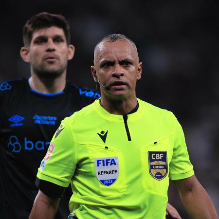 Wilton Pereira Sampaio durante a partida entre Corinthians e Grêmio, pelo Campeonato Brasileiro