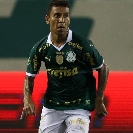 Marcos Rocha, do Palmeiras, em jogo contra o Ituano pelo Paulistão