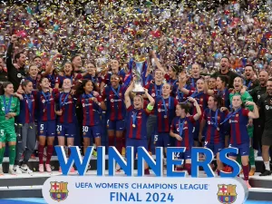 Barcelona vence o Lyon e leva o título da Liga dos Campeões feminina