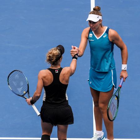 Bia Haddad e sua dupla, Laura Siegemund, são eliminadas na estreia do WTA 1000 de Wuhan - Shi Tang/Getty