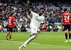 Vini Jr. faz três em goleada do Real; Rodrygo e Militão saem lesionados - Oscar del Pozo/AFP