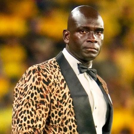 Segundo Castillo, ex-técnico do Barcelona-EQU, durante jogo da Libertadores Segundo Castillo, ex-técnico do Barcelona-EQU, durante jogo da Libertadores