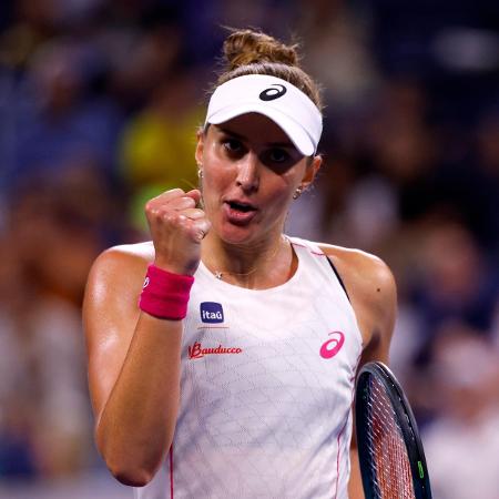Beatriz Haddad Maia na terceira rodada do US Open em 2025 Beatriz Haddad Maia na terceira rodada do US Open em 2025
