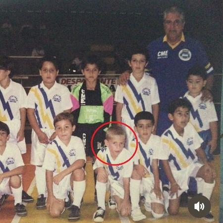 Início de Jorginho (no destaque em vermelho) em Imbituba, cidade de Santa Catarina onde nasceu