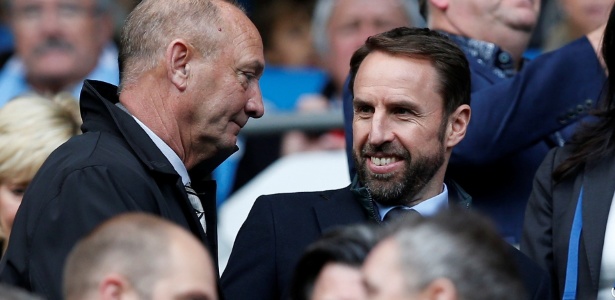Southgate assiste ao jogo entre City e Southampton - ANDREW YATES/REUTERS - ANDREW YATES/REUTERS