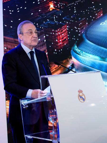 Presidente do Real Madrid, Florentino Pérez apresentou o projeto de reforma do Santiago Bernabéu