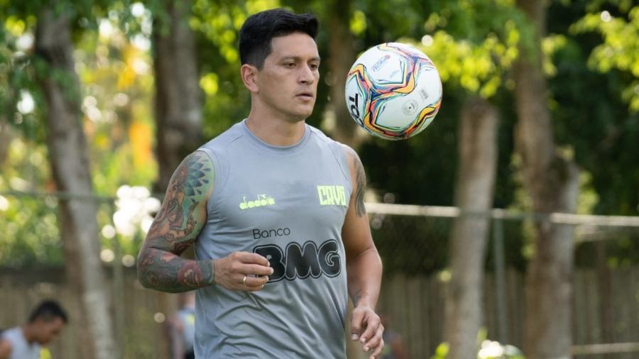 Único reforço do Vasco até o momento para a temporada 2020, Germán Cano treina sem saber quando poderá atuar oficialmente - Carlos Gregório Júnior / Vasco