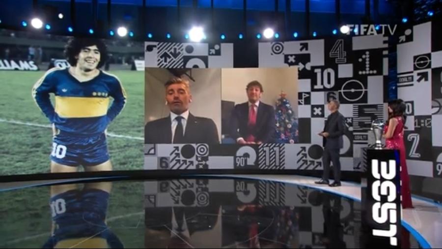 The Best 2020: Fifa homenageia Maradona - Reprodução/Fifa