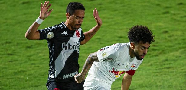 Série A do Brasileirão | Red Bull Bragantino goleia por 4 a 1 e deixa Vasco perto de voltar para o Z4