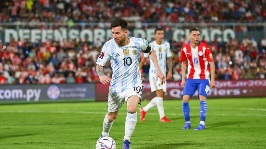 Messi domina em empate por 0 a 0 contra o Paraguai - Divulgação AFA