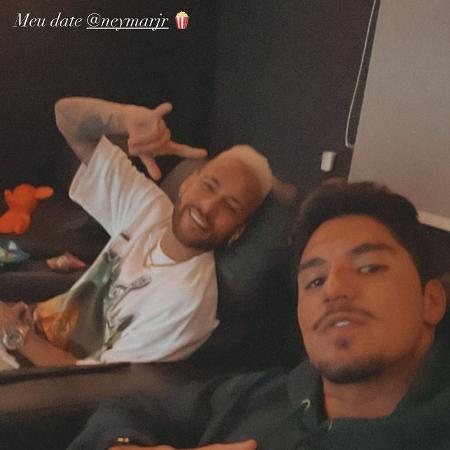 Neymar e Gabriel Medina curtem folga juntos no Brasil - Reprodução/Instagram