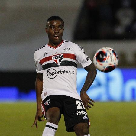 Jhegson Méndez, em sua estreia pelo São Paulo - Rubens Chiri/São Paulo FC