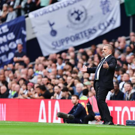 Ange Postecoglu, técnico do Tottenham - Getty Images