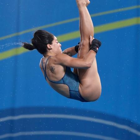 Ingrid de Oliveira na eliminatória dos saltos ornamentais do Pan 2023