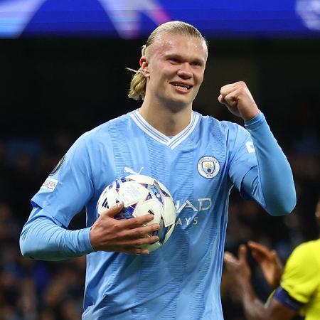 Haaland, do Manchester City, empilha recordes quebrados - Carl Recine/Reuters