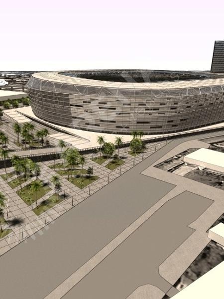 Projeto do novo estádio do Flamengo