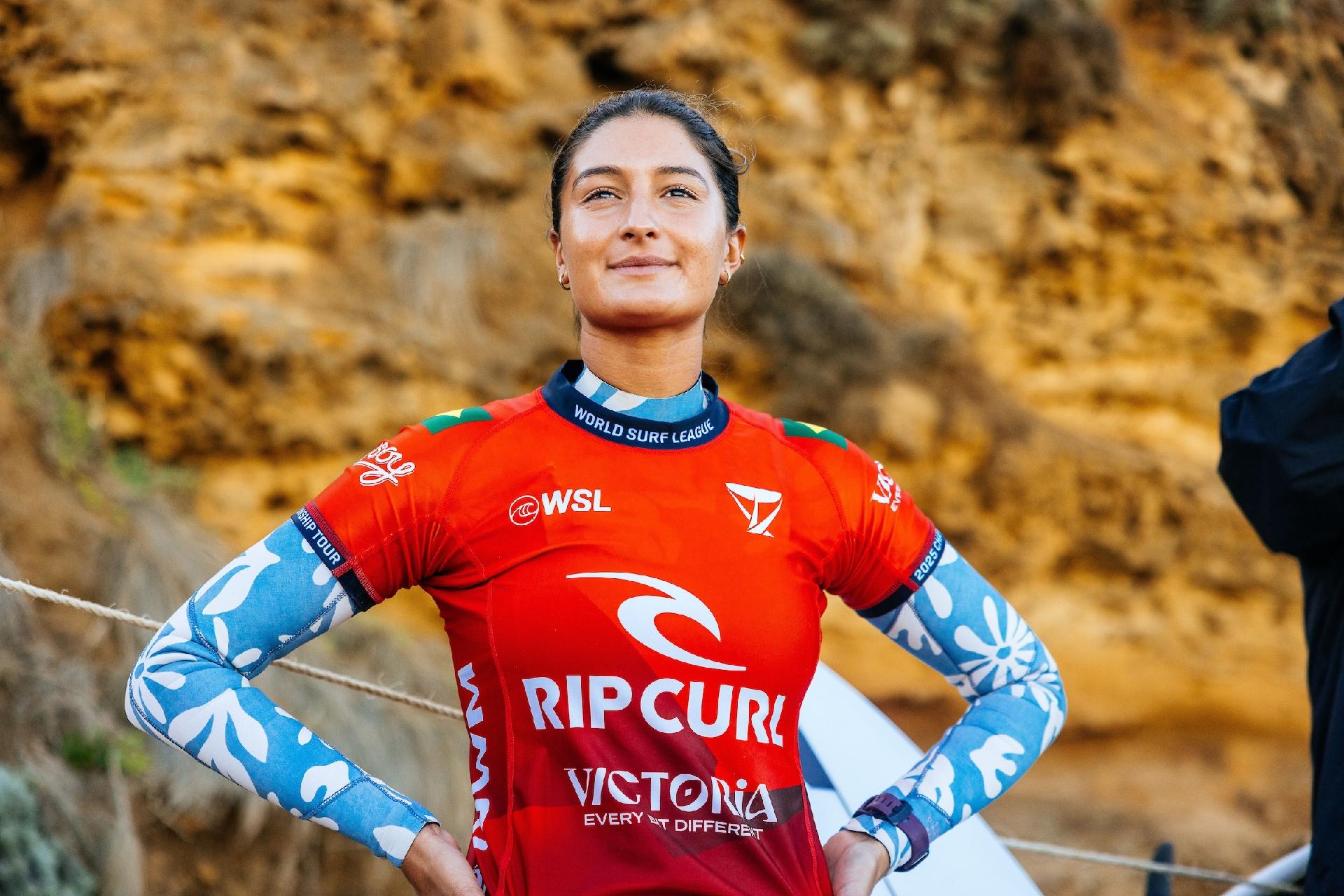 Luana Silva é vice em Bells Beach e sobe no ranking da WSL