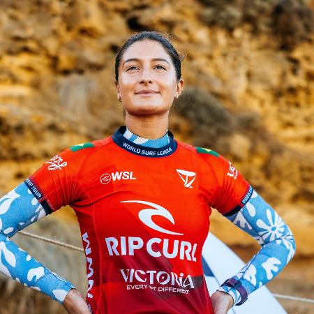 Luana Silva foi vice-campeã em Bells Beach Luana Silva foi vice-campeã em Bells Beach