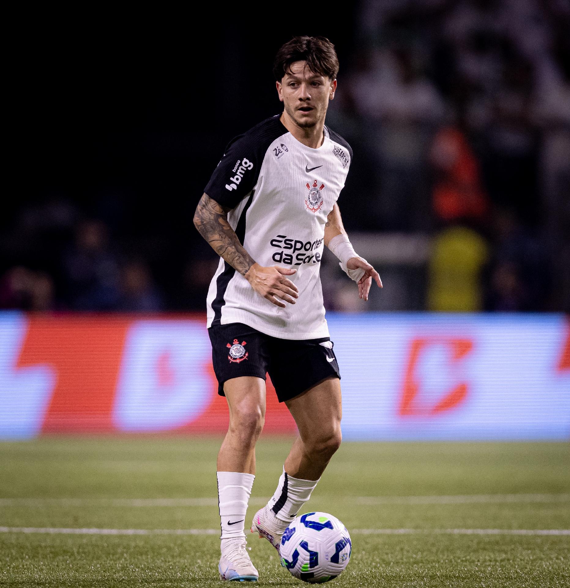 Garro, do Corinthians, em jogo contra o Palmeiras pela Copa do Brasil - undefined