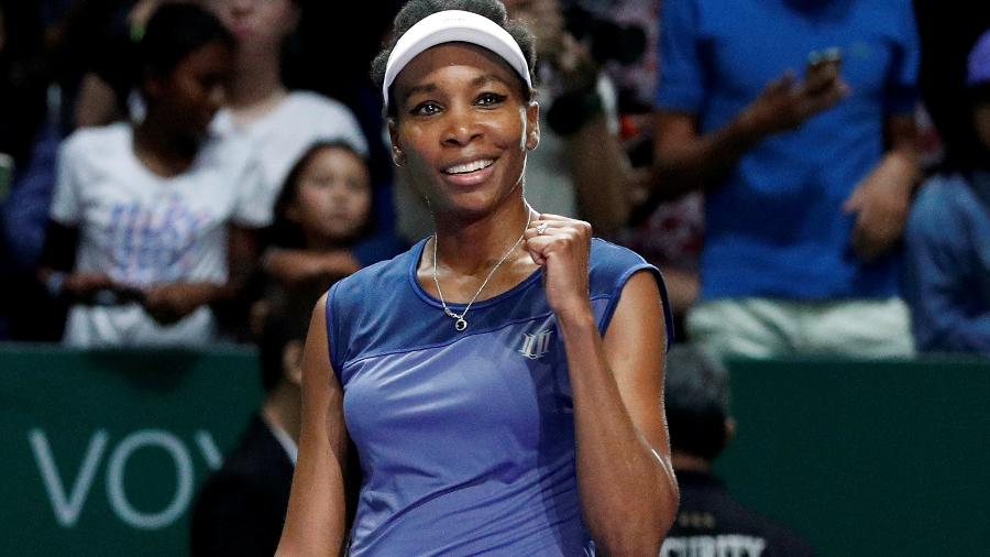Venus Williams comemora vaga na decisão do WTA Finals - Edgar Su/Reuters