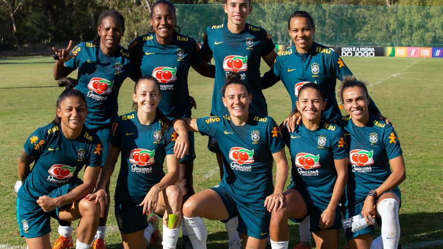 Seleção brasileira feminina realiza período de treinos em Portimão, em Portugal - Laura Zago/CBF