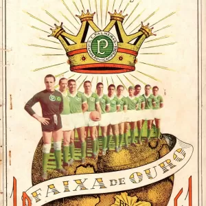 Poster Do Palmeiras - Jornal De Campeão Mundial 1951 (1
