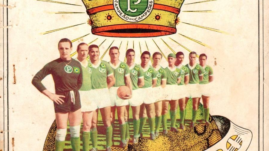 Em 1951, jornal retratou o título do Palmeiras conquistado na Copa Rio - Reprodução