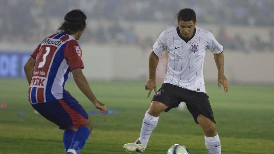 Ronaldo Fenômeno em seu estreia pelo Corinthians, em 2009 - Daniel Augusto Jr/Ag. Corinthians