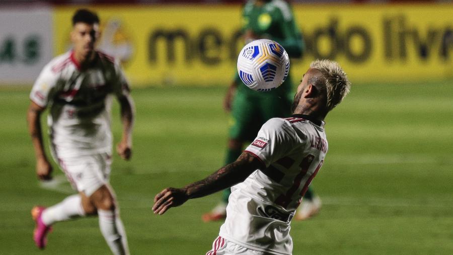 Liziero, durante a partida entre São Paulo e Cuiabá - Ettore Chiereguini/AGIF