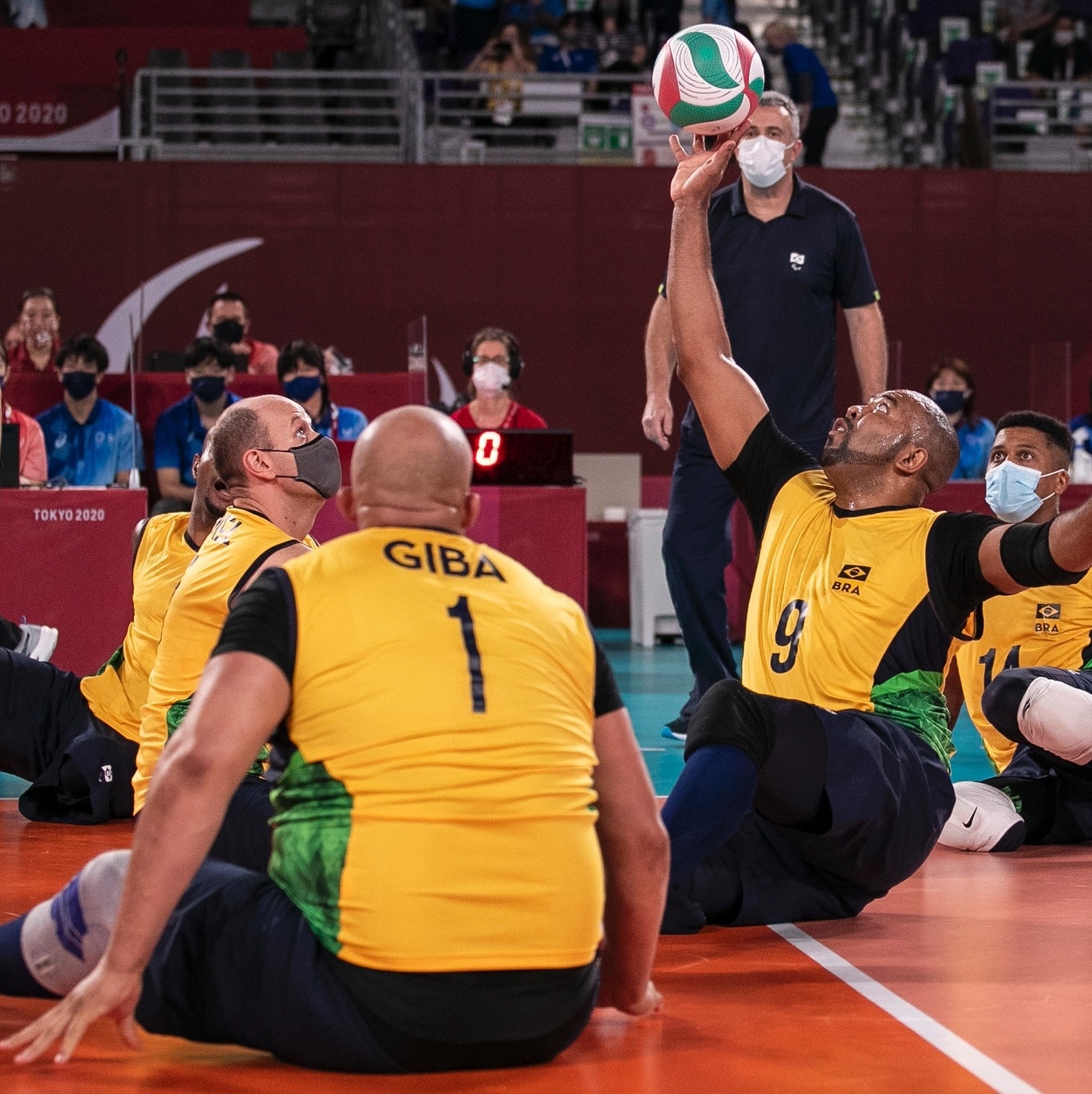 Brasil goleia a França e avança em 1º no futebol de 5 nas Paralimpíadas