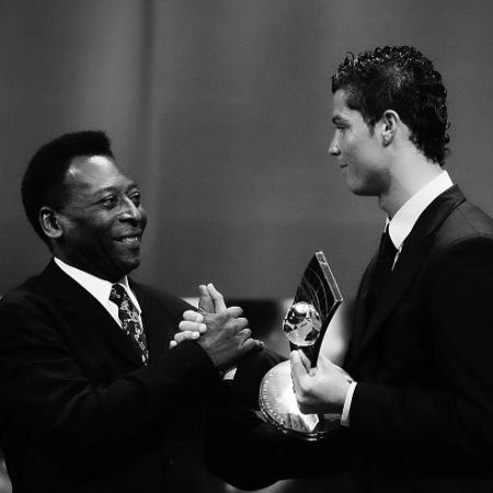 Cristiano Ronaldo compartilha foto com Pelé - Reprodução/Instagram