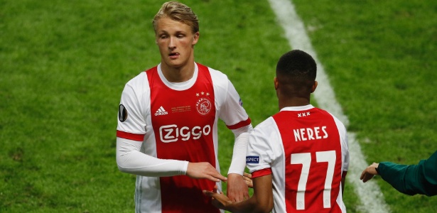 David Neres entra em campo na final da Liga Europa - Phil Noble/Reuters - Phil Noble/Reuters