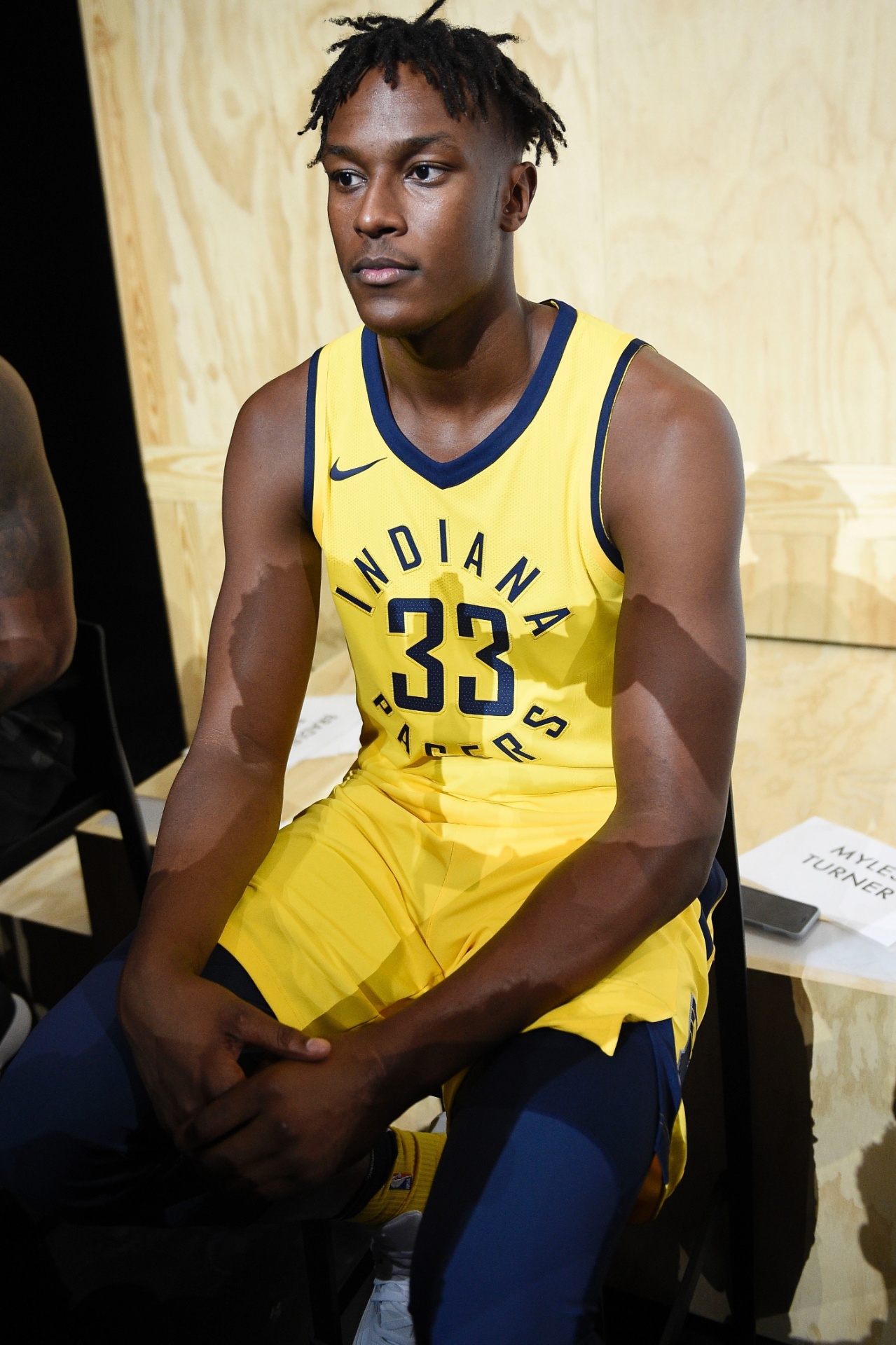 Uniforme do Indiana Pacers - Kelvin Kuo-USA TODAY Sports