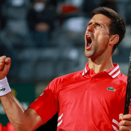 Novak Djokovic venceu Lorenzo Sonego e avançou à final do Masters 1000 de Roma - Reprodução/Instagram