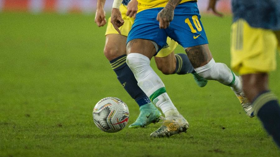 Gramado do Nilton Santos no Brasil x Colômbia, pela Copa América - Lucas Figueiredo/CBF
