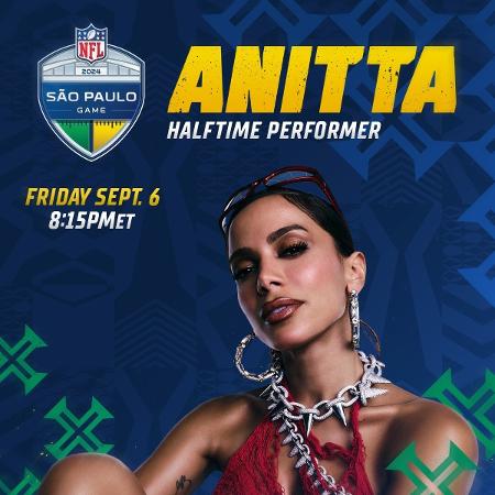 Anitta fará show no intervalo da NFL em São Paulo