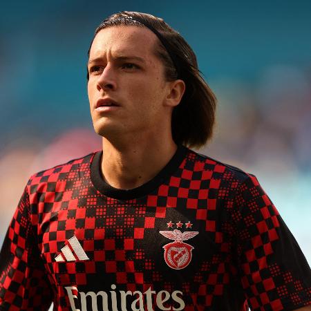 Carreras, jogador do Benfica, durante jogo do Mundial de Clubes Carreras, jogador do Benfica, durante jogo do Mundial de Clubes