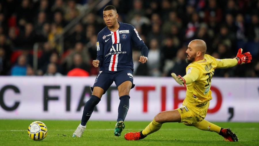 8.jan.2020 - Paris St Germain x Saint-Etienne pela Copa da Liga Francesa - Gonzalo Fuentes / Reuters