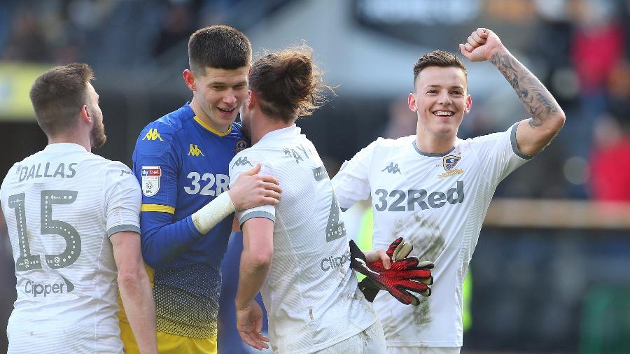 Jogadores do Leeds United - James Gill - Danehouse/Getty Images